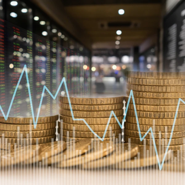 an image showing fluctuating price movements graph